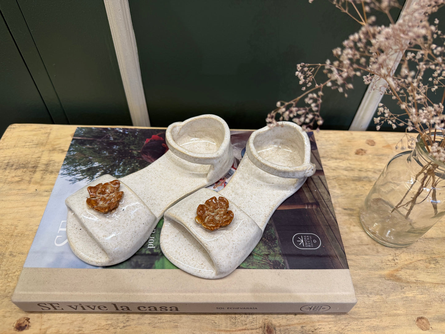 Zapatitos decorativos de cerámica