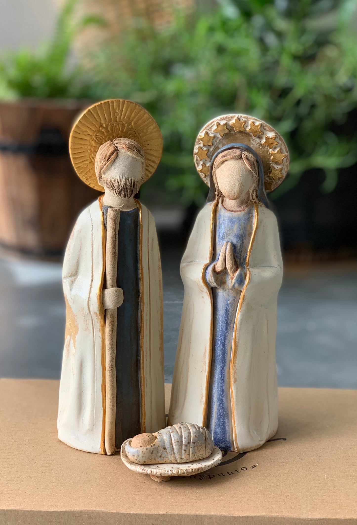 Pesebre aureola blanca