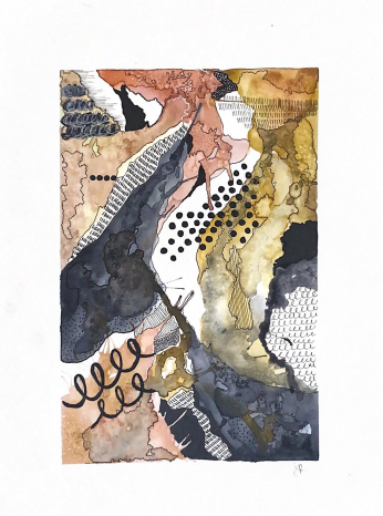 Obra "Escondido II" (21*29 cm)