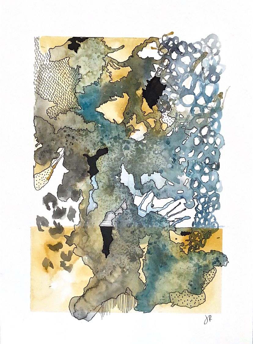 Obra "Playa" (21*29 cm)