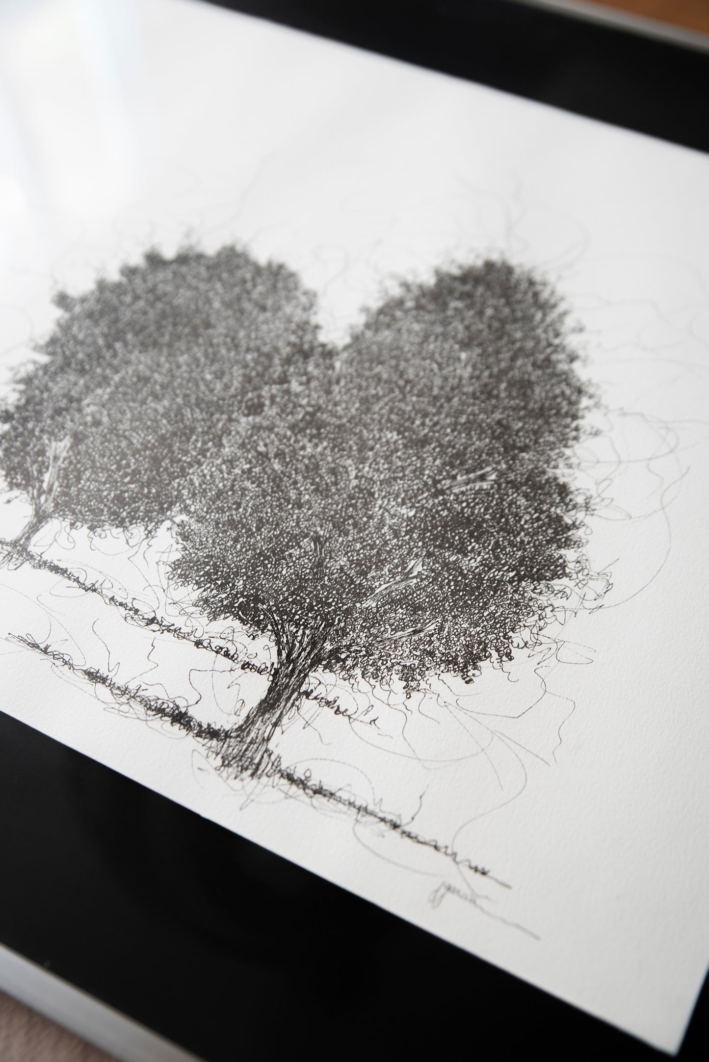 Arboles en tinta