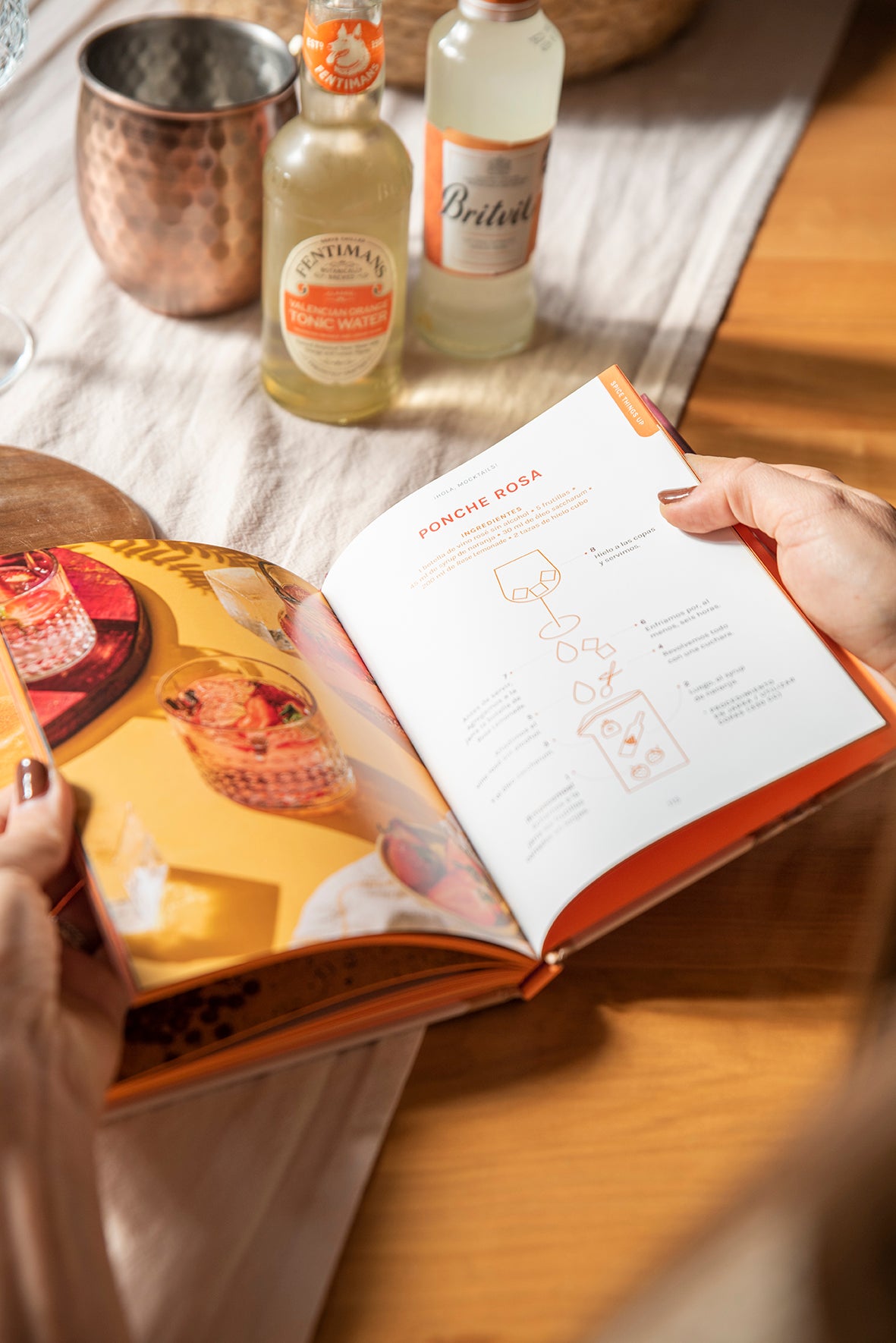 Libro ¡Hola Mocktails! de Manu Iturrieta