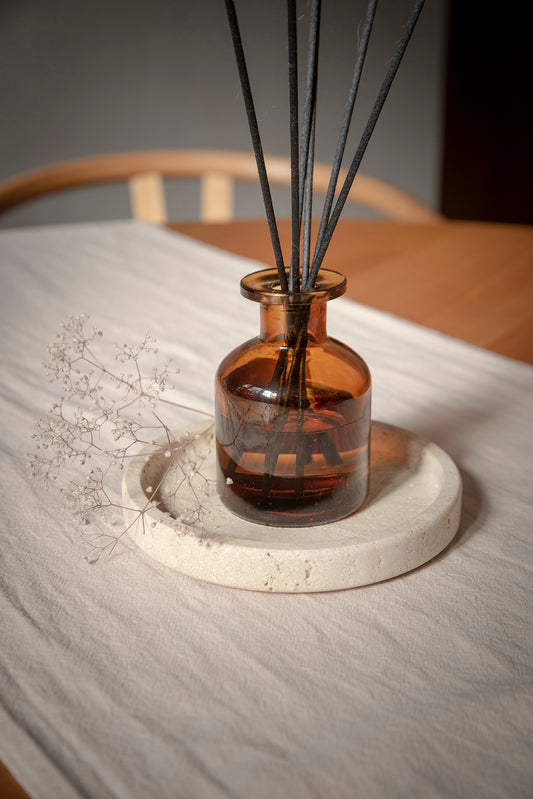 Bandeja de mármol redonda 15 cm