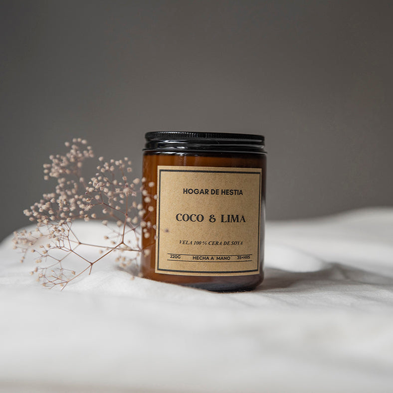 Vela de Soya Coco & Lima