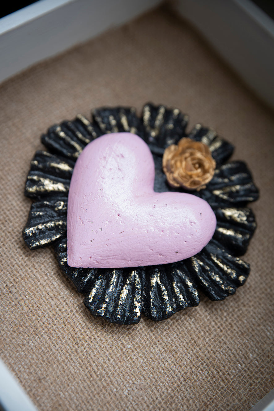 Cuadro Latido Rosa (27 cm)