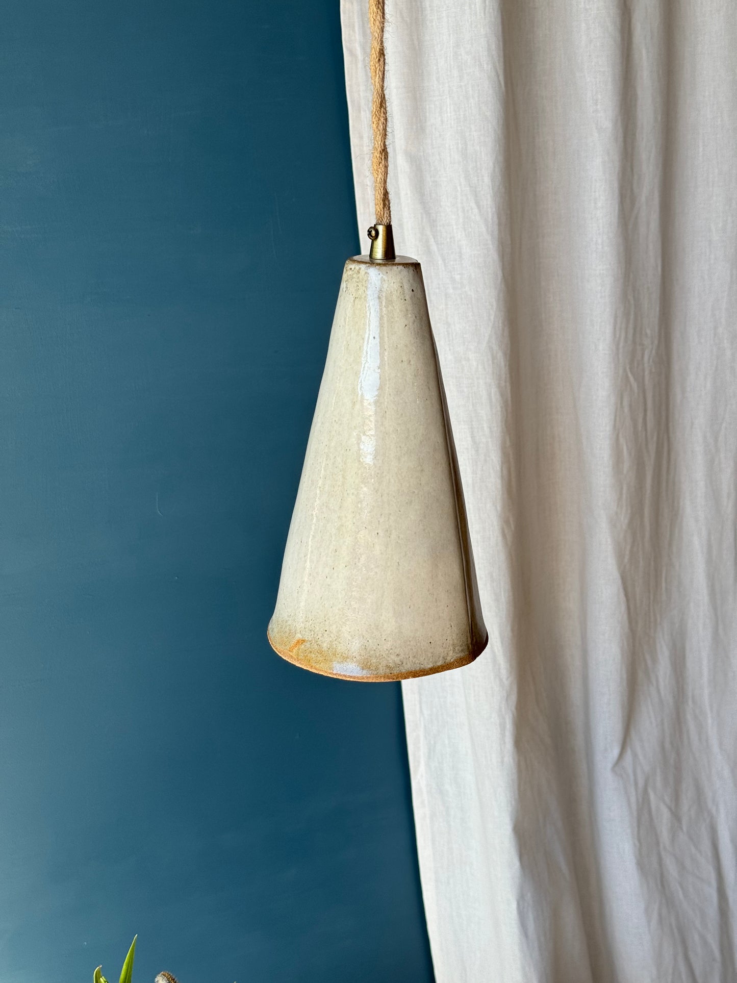 Lámpara Galerna Gris Perlado