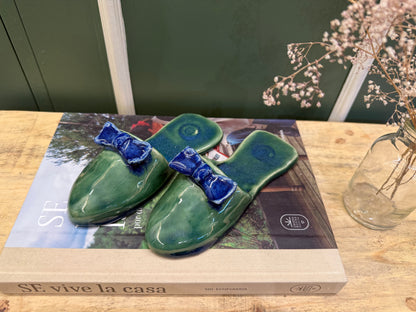 Zapatitos decorativos de cerámica