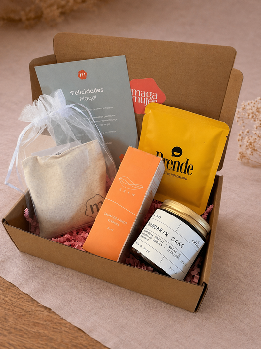 Caja hecha por mujeres, para mamá