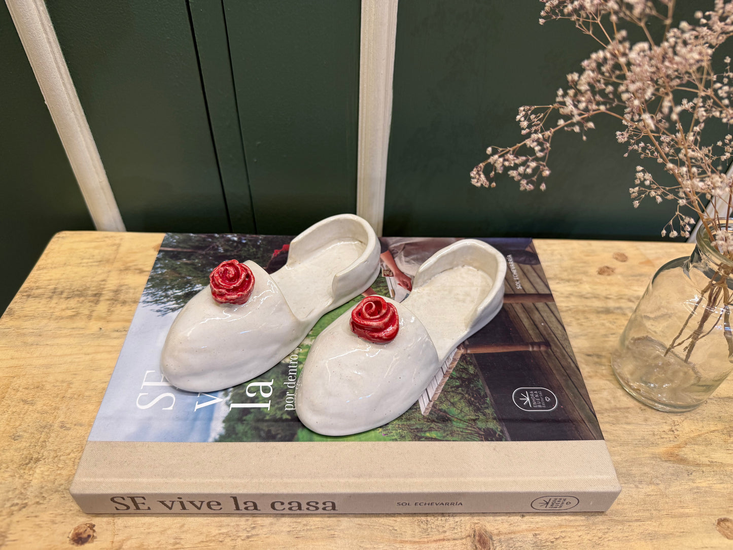 Zapatitos decorativos de cerámica