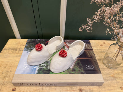 Zapatitos decorativos de cerámica