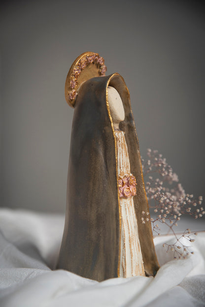 Virgen manto verde