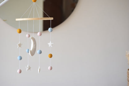 Móvil Luna y Estrellas