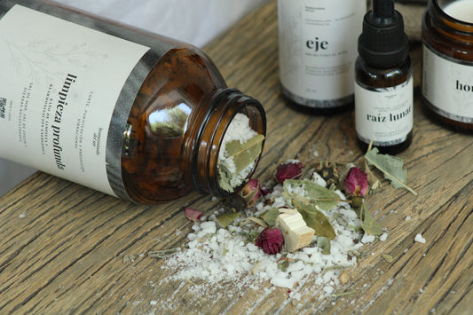 Sales de baño de limpieza energética profunda