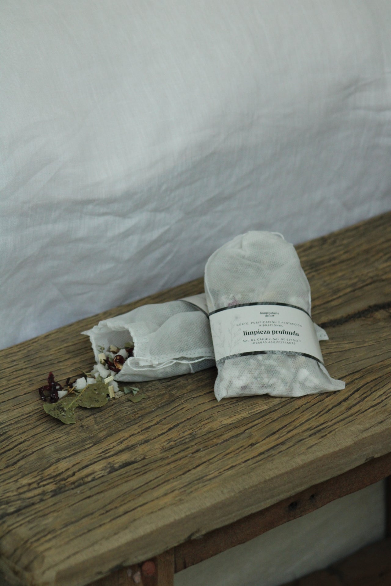 Sales de baño de limpieza energética profunda