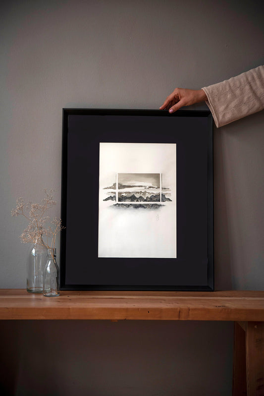 Obra "El Pasado en las rocas".