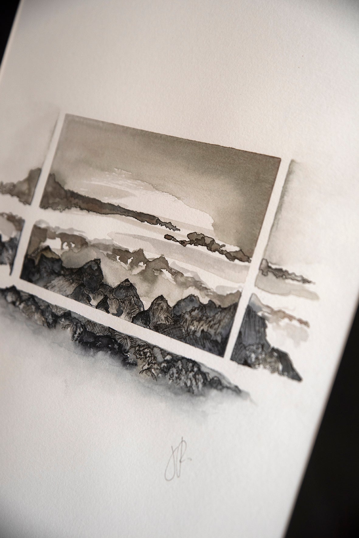 Obra "El Pasado en las rocas".