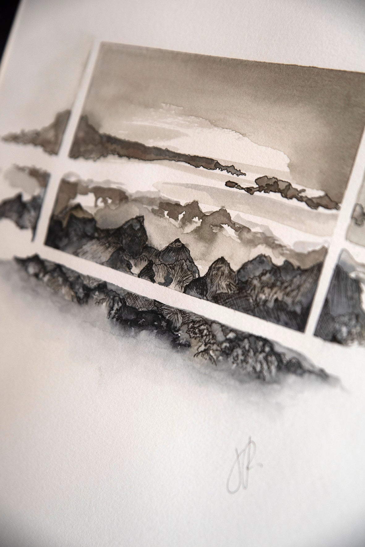 Obra "El Pasado en las rocas".