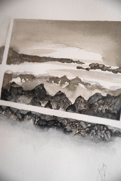 Obra "El Pasado en las rocas".