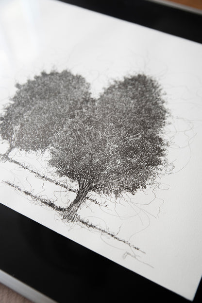 Arboles en tinta