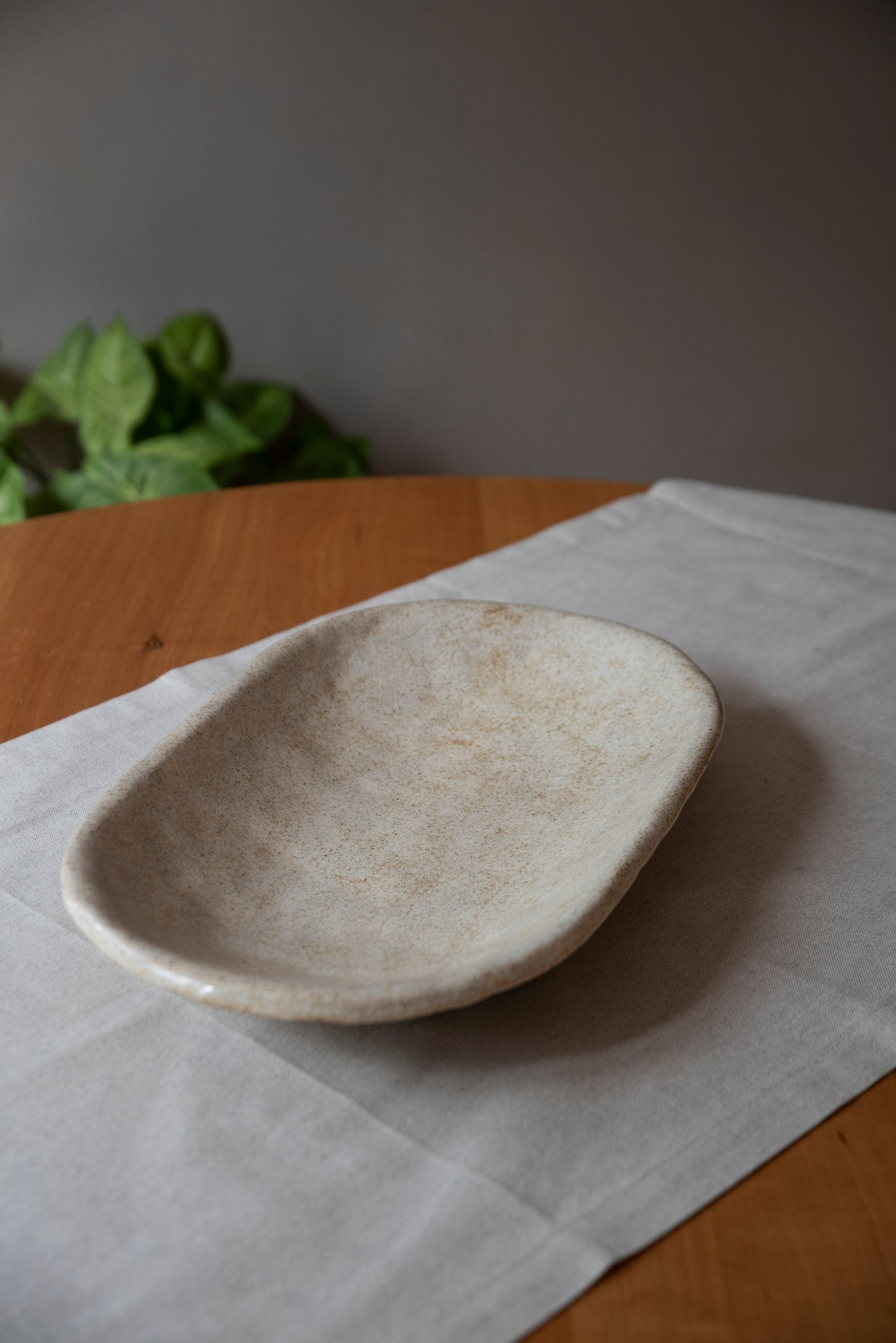 Bandeja cerámica gres "Duna"