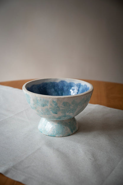 Centro de mesa cerámica gres "Cáliz del Mar"