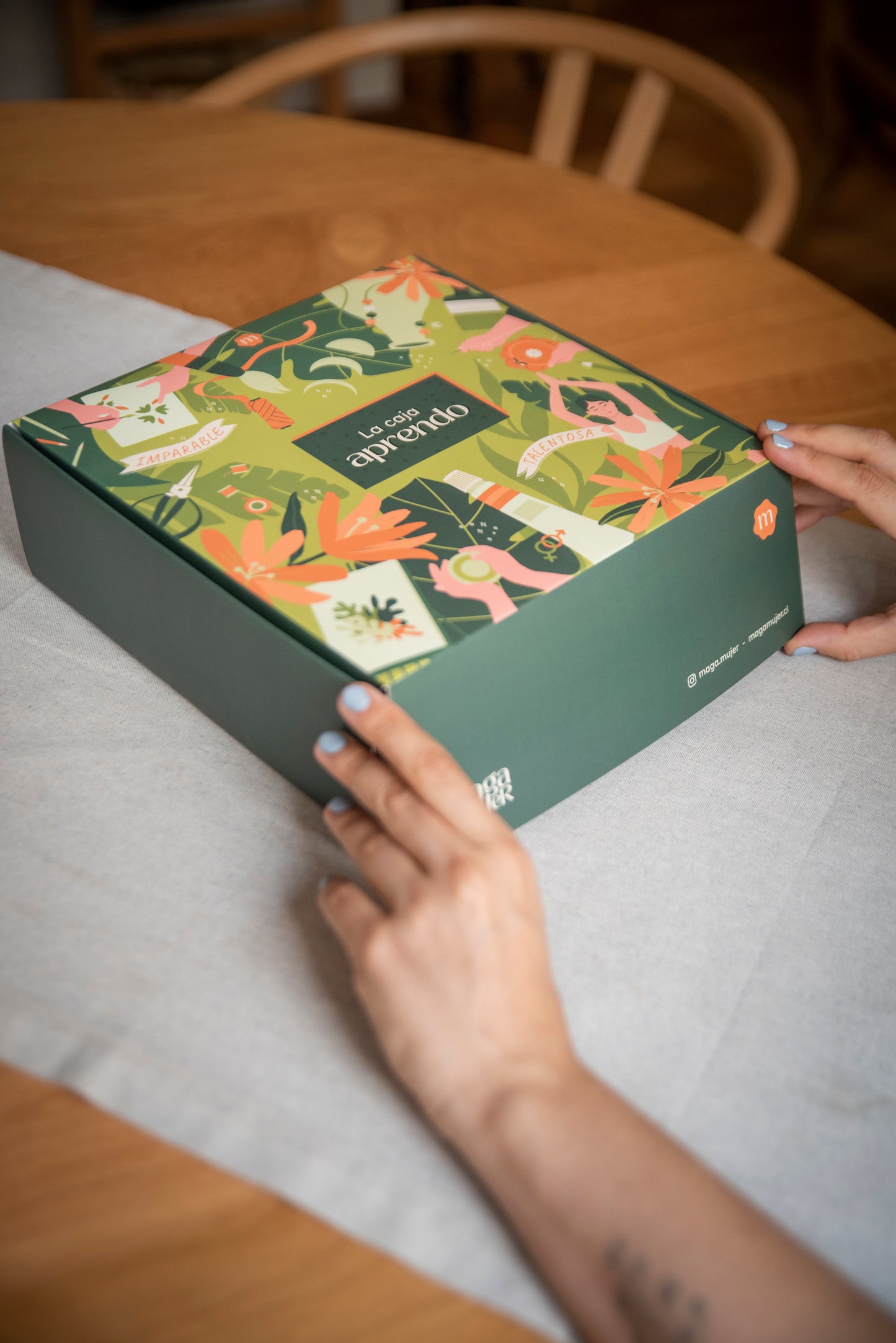 Caja Aprendo con taller de crochet