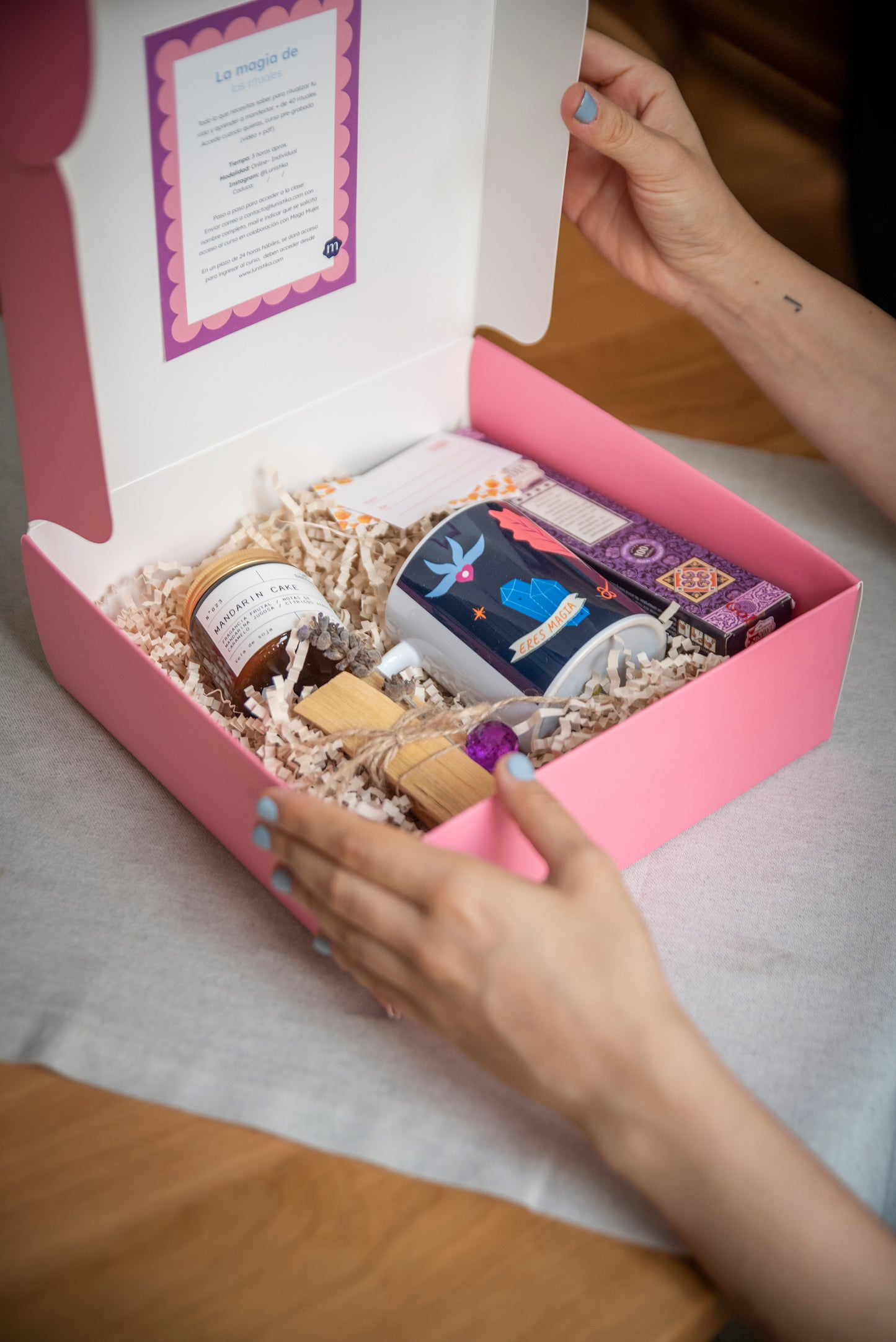 Caja Mistica con  taller La Magia de los rituales