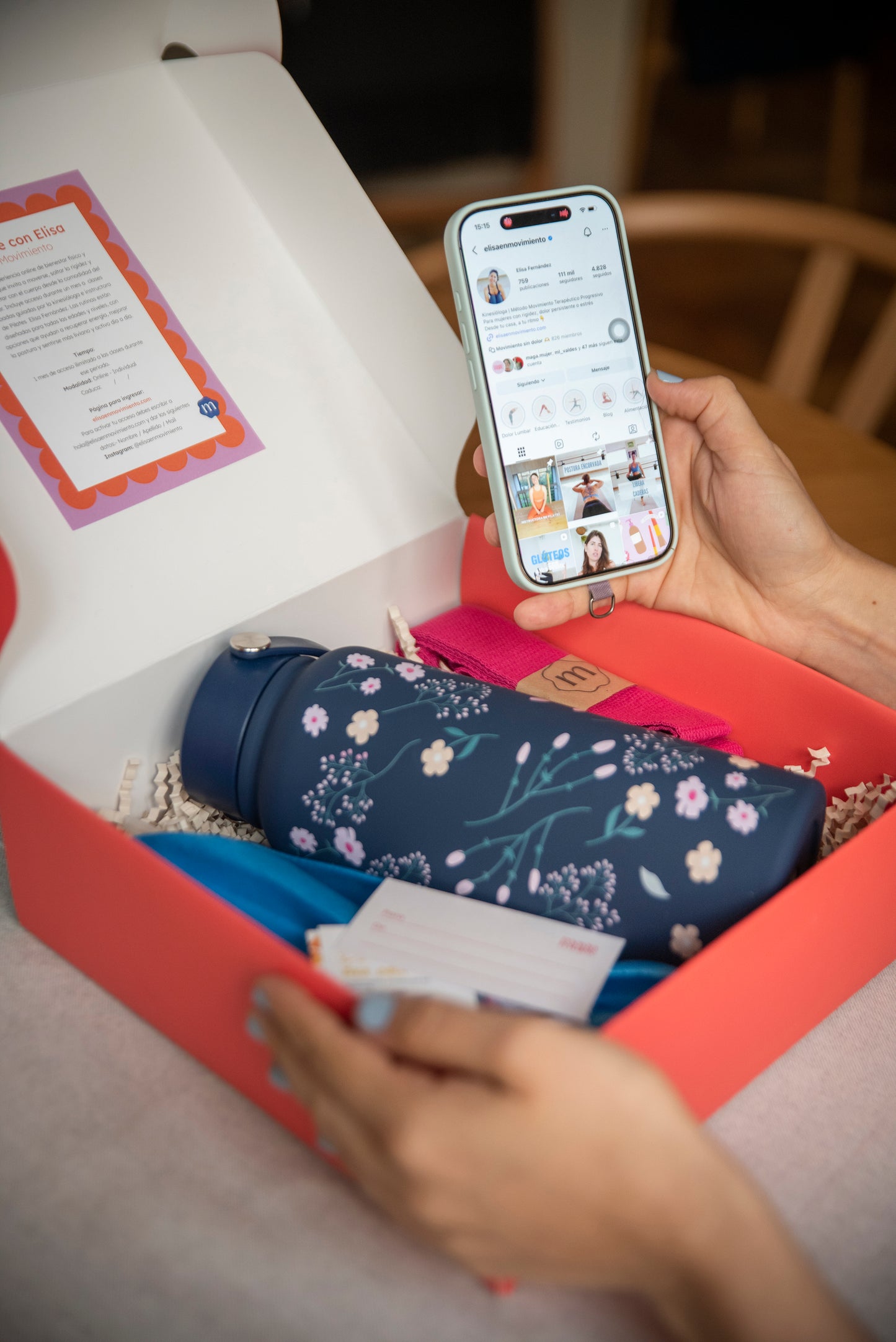 Caja Belleza con clases de pilates por un mes