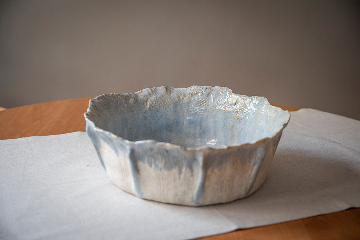 Centro de mesa cerámica gres "Fuente del Cielo"