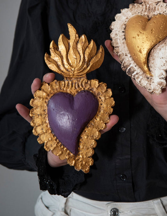 Corazón de llama viva