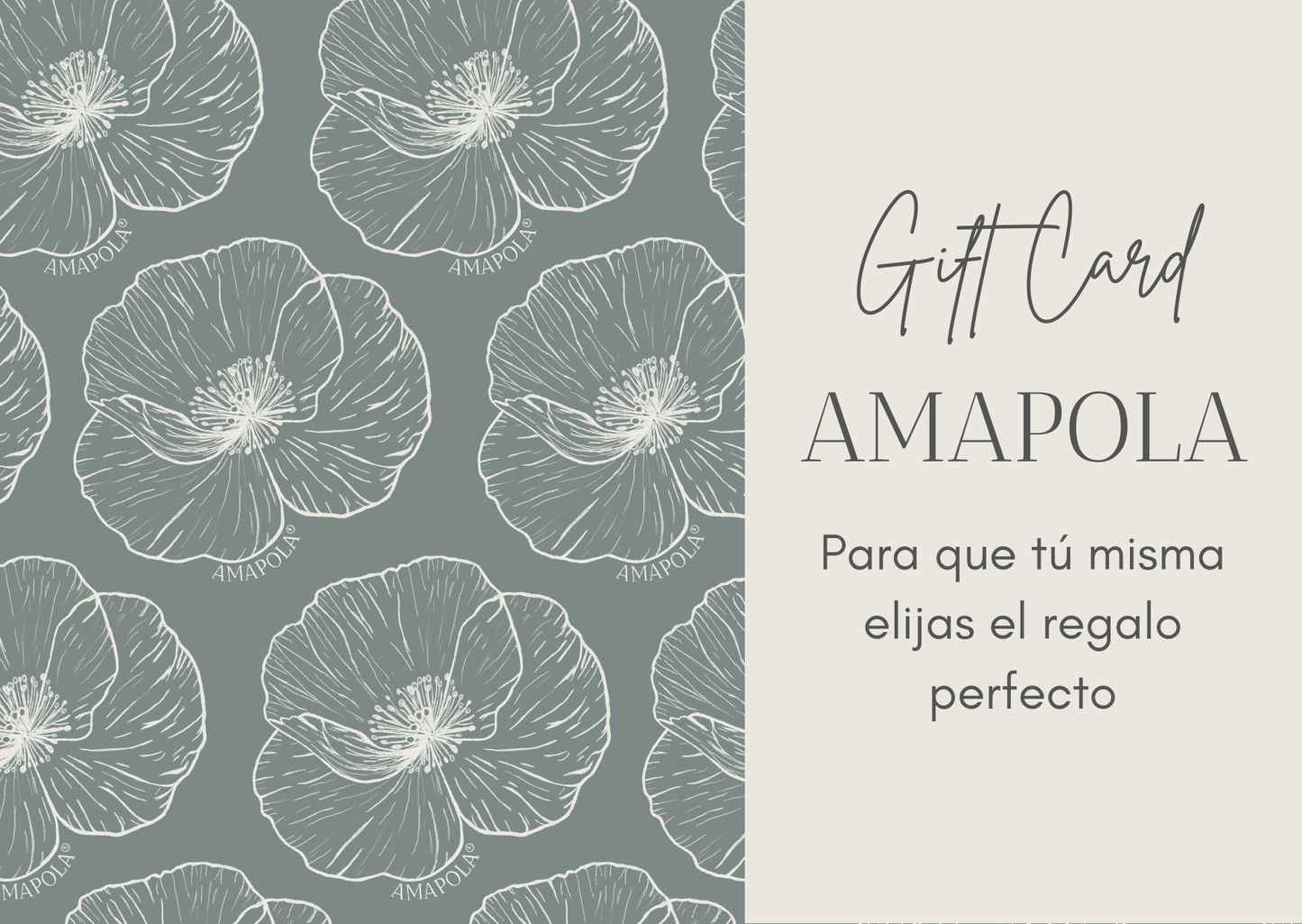 Gift Card Amapola